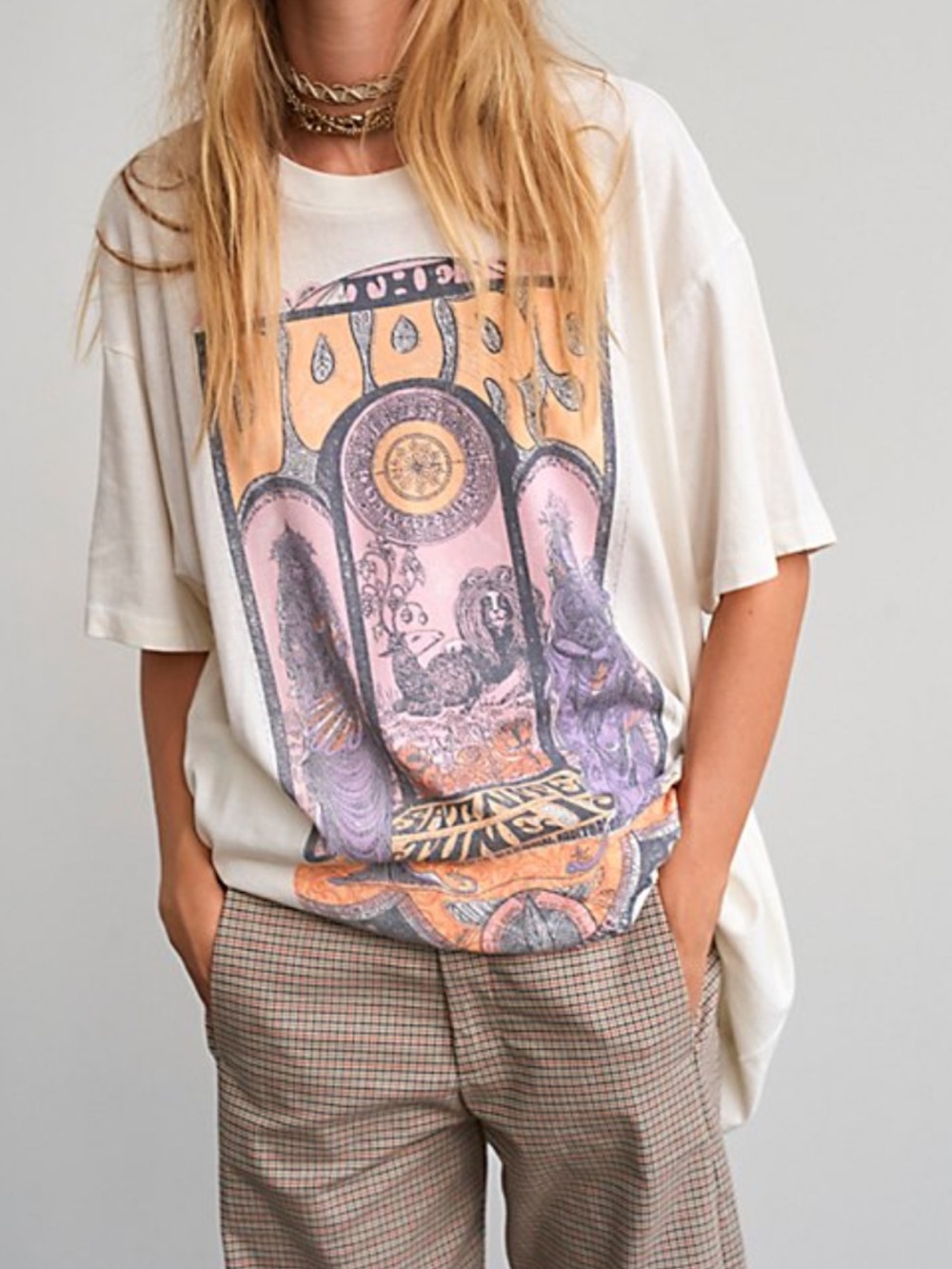 Free People x DAYDREAMER | The Doors T-Shirt Dress | XL - Picture 10 of 10